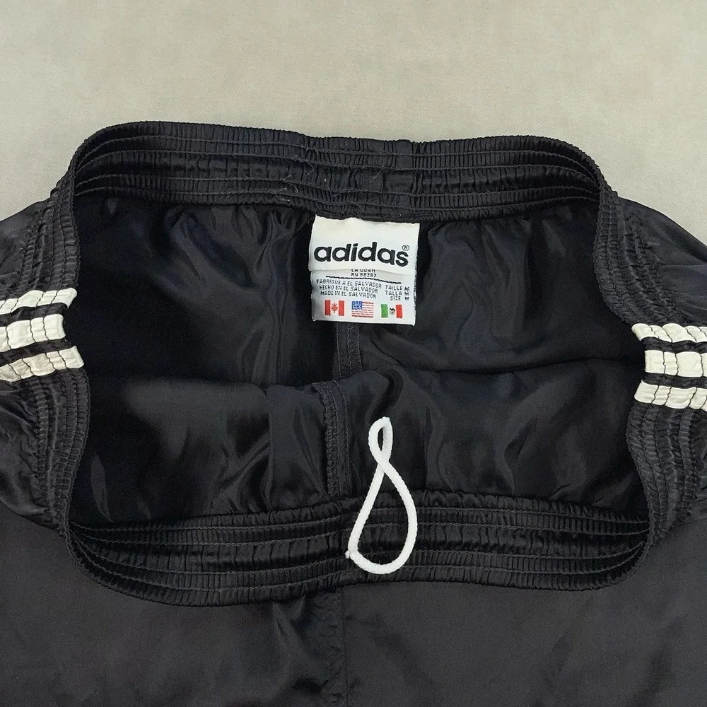 Vintage Adidas Nylon Shorts 80s M Sprinter Shiny Satin Retro Glanz Vigo Soccer
